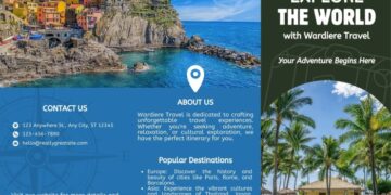 Free Printable Travel Brochure Template - FREE Templates